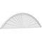 Ekena Millwork Segment Arch Sunburst Architectural Grade PVC Pediment, 74"W x 19-1/2"H x 2"P PEDPS074X195SEG01 - alternate 1
